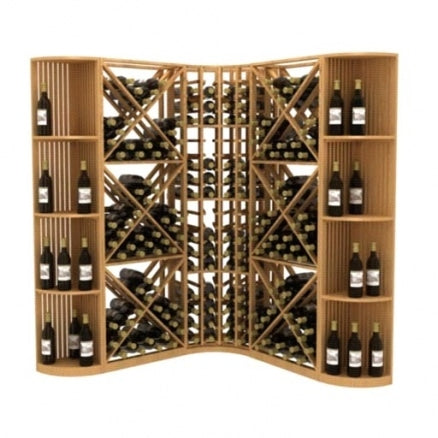 Vinostor Traditional 400 Bottle Corner Wine Display | WineCellarHQ.com