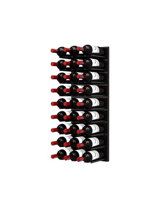 Fusion Wine Wall (Cork Forward) - Black Acrylic (3 Foot)