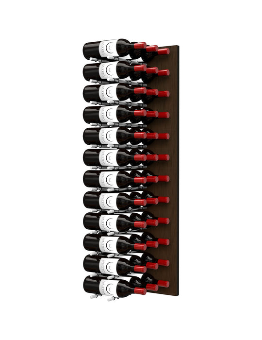 Fusion Wine Wall (Label Forward) - Dark Stain (4 Foot)