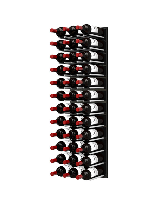 Fusion Wine Wall (Cork Forward) - Black Acrylic (4 Foot)