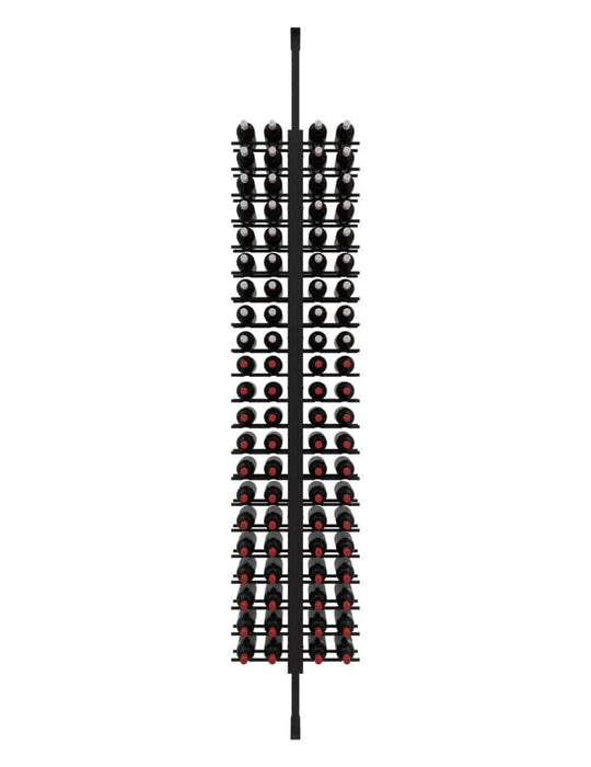 Floor-to-Ceiling Mounted Wine Rack Display - 2-Sided  (84 Bottles)