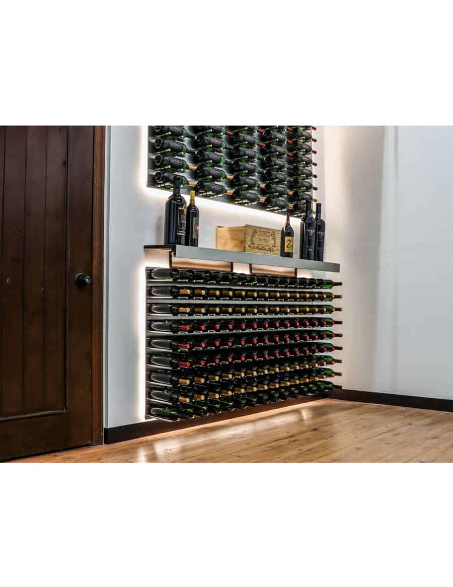 Fusion Wine Wall (Cork Forward) - White Acrylic (3 Foot)