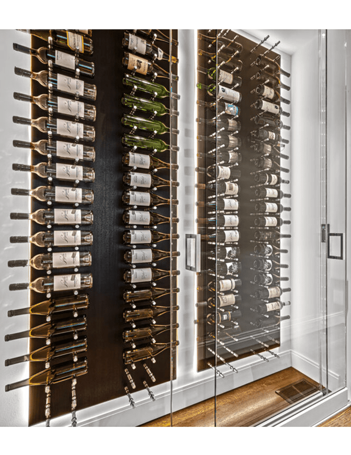 Fusion Wine Wall in a home cellar