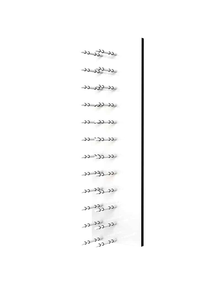 Double deep · Brushed Aluminum pegs
