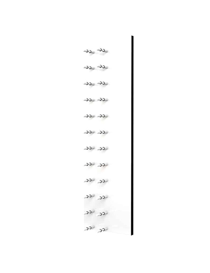 Single deep · Brushed Aluminum pegs