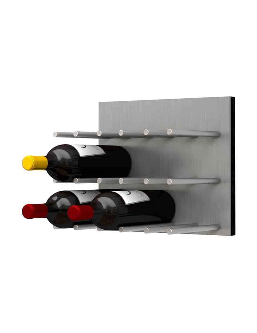 Fusion Wine Wall Panel (Cork Forward) - Alumasteel (9 Bottles)