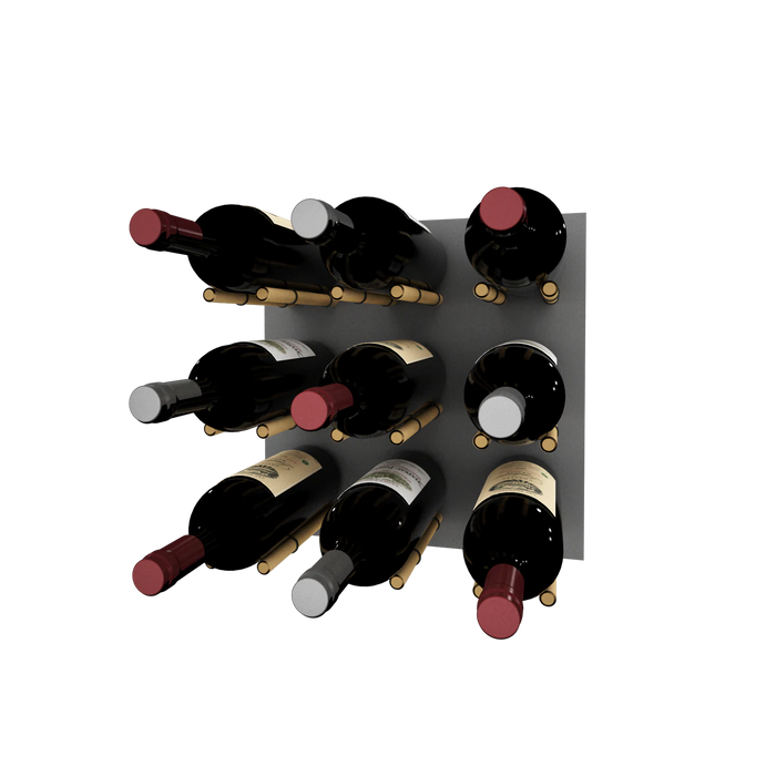 Kessick Wine as Art 14" x 14" High Gloss Panel Wine Rack