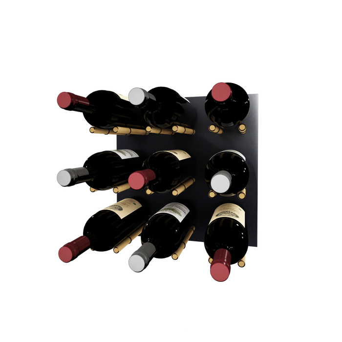 Kessick Wine as Art 14" x 14" High Gloss Panel Wine Rack