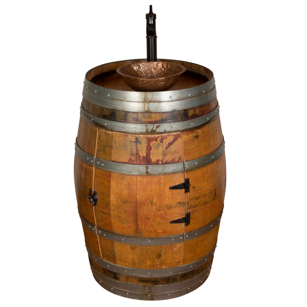 Wine Barrel Furniture: Wine Barrel Bar Stools & Tables - WineCellarHQ.com