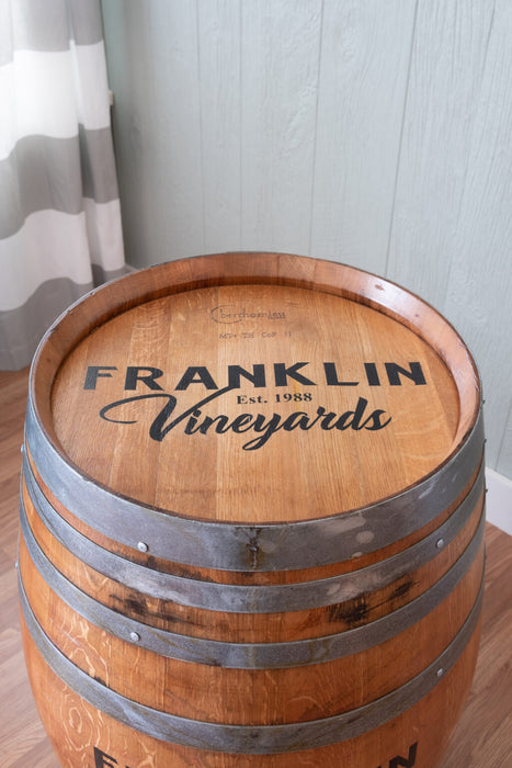 Napa East Whole Refinished Wine Barrel – Personalized
