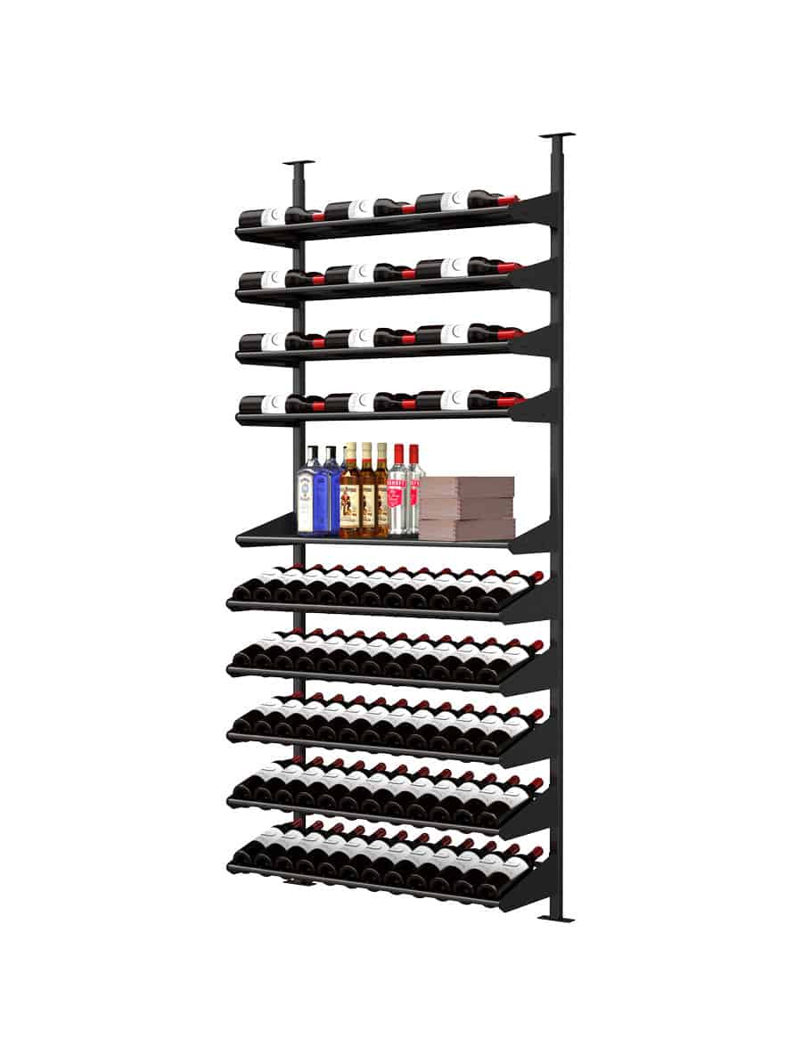 100 bottle outlet metal wine rack