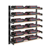 VintageView Evolution Wine Wall 30″ 2C Wall Mounted Wine Rack System (12 to 36 bottles)