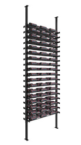 VintageView Evolution Wine Wall Post 10′ 3C Kit: Two-Sided Label Forward Wine Rack Kit (108 to 216 bottles)