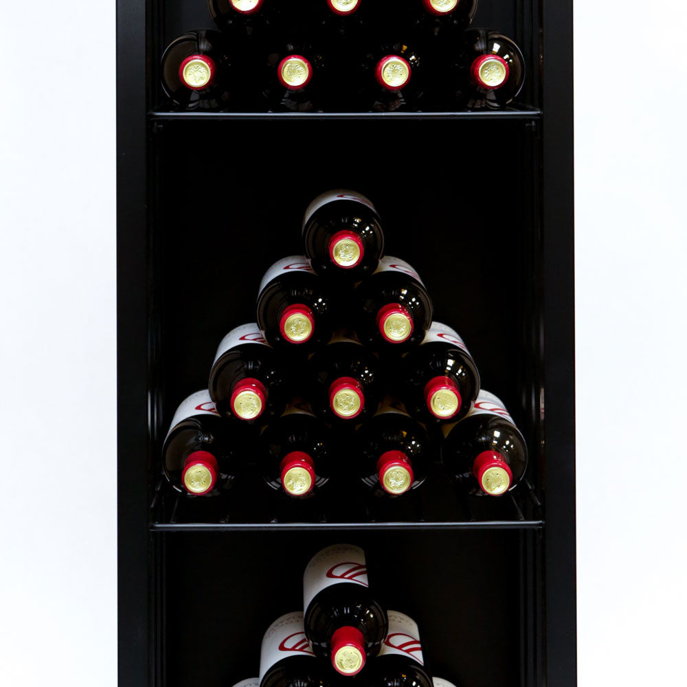 VintageView Case & Crate Back Plate (freestanding metal wine locker accessory)