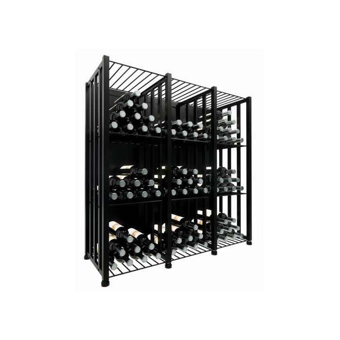 VintageView Case & Crate Bin 3 Kit (freestanding wine bottle storage with secure backs)