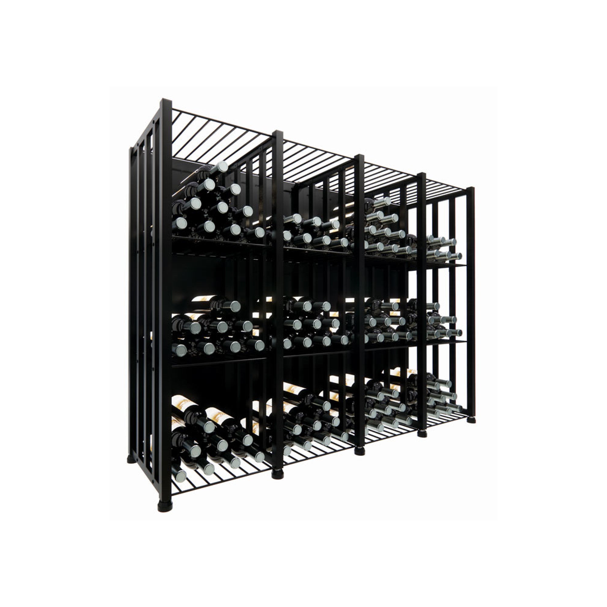 Vertical free store standing wine rack