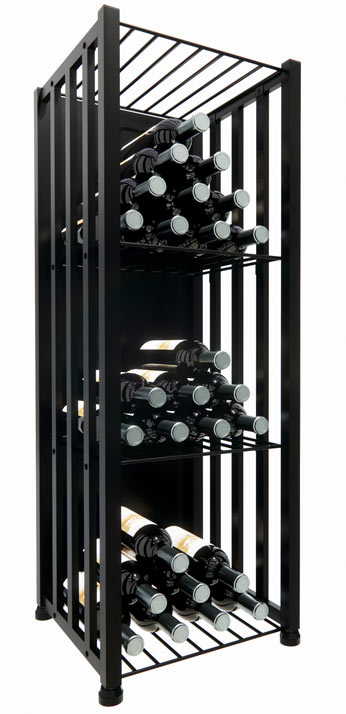 VintageView Case Crate Bin 3 Kit freestanding wine bottle