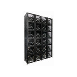 VintageView Case & Crate Locker 6 Kit (freestanding wine bottle storage with secure backs)
