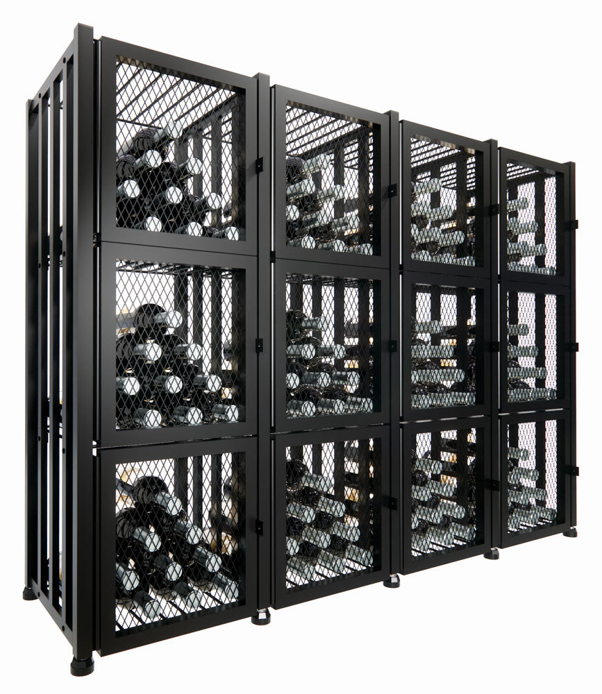 VintageView Case & Crate Locker Doors (freestanding metal wine rack accessory)