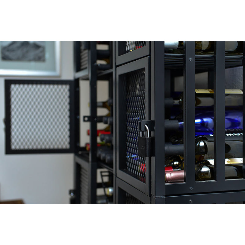 VintageView Case & Crate Locker Doors (freestanding metal wine rack ac ...