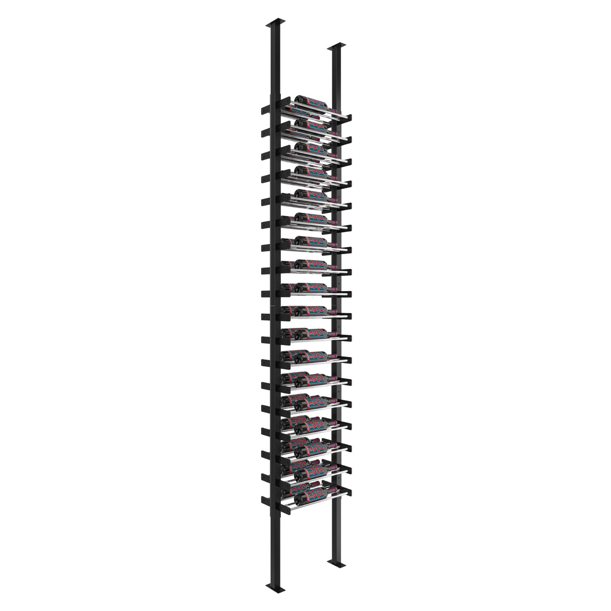 VintageView Evolution Double Sided Wine Wall Post Kit 10 1C (floor-to-ceiling wine rack system, 36 to 72 bottles)
