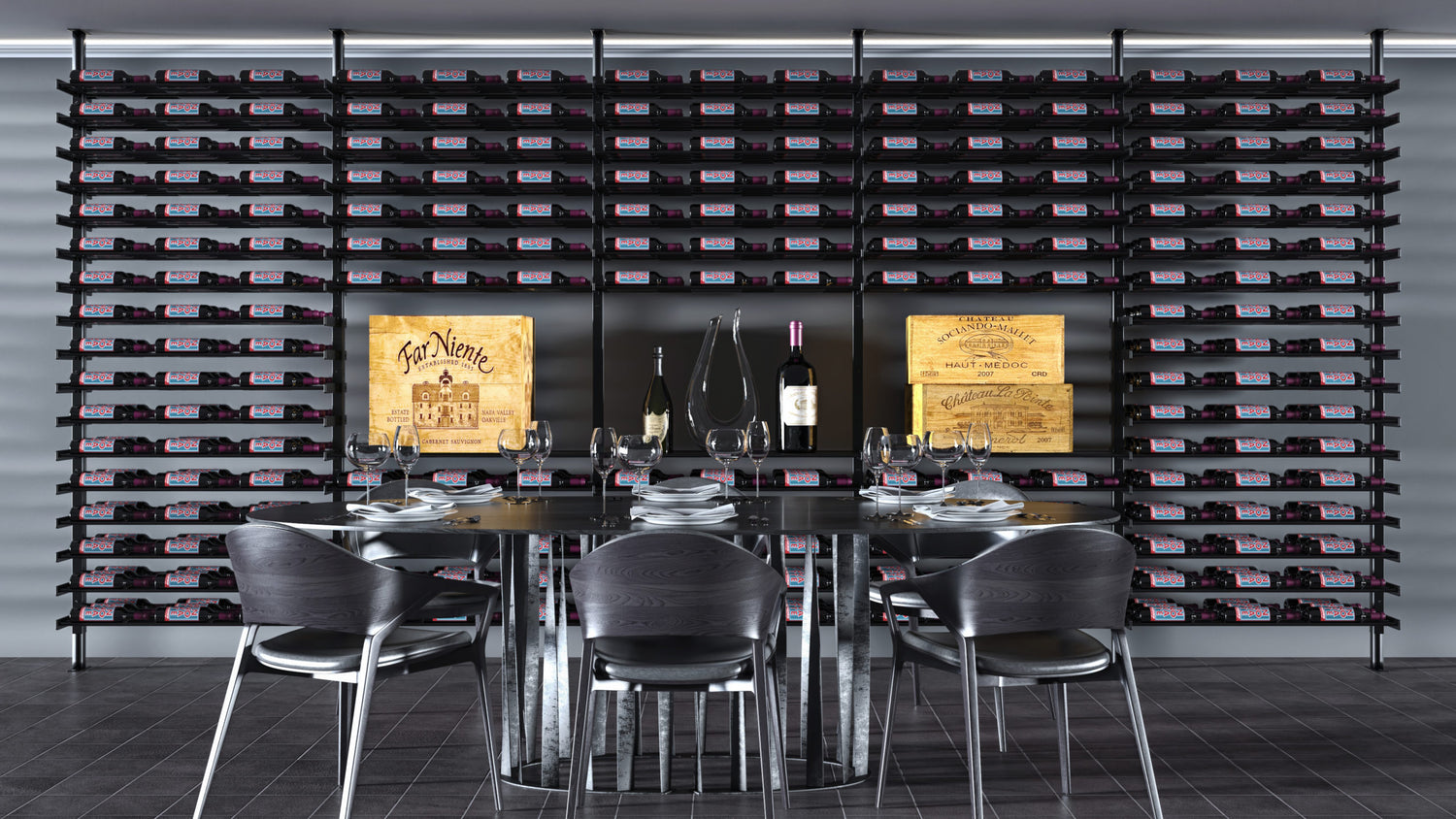 VintageView Evolution Shelf: Wine Cellar Design Accessory