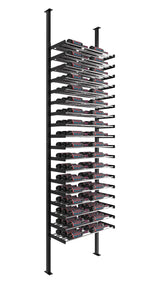VintageView Evolution Single Sided Wine Wall Post Kit 10 2C (floor-to-ceiling wine rack system, 36 to 108 bottles)