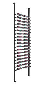 VintageView Evolution Single Sided Wine Wall Post Kit 10 2C (floor-to-ceiling wine rack system, 36 to 108 bottles)