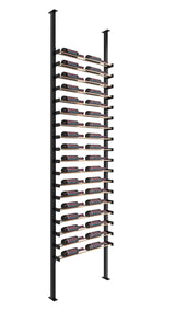 VintageView Evolution Single Sided Wine Wall Post Kit 10 2C (floor-to-ceiling wine rack system, 36 to 108 bottles)
