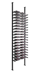 VintageView Evolution Single Sided Wine Wall Post Kit 10 2C (floor-to-ceiling wine rack system, 36 to 108 bottles)