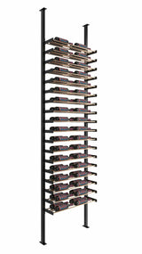 VintageView Evolution Single Sided Wine Wall Post Kit 10 2C (floor-to-ceiling wine rack system, 36 to 108 bottles)