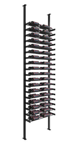 VintageView Evolution Single Sided Wine Wall Post Kit 10 2C (floor-to-ceiling wine rack system, 36 to 108 bottles)