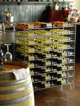 VintageView Evolution Wine Tower 47 3C (freestanding metal and acrylic wine rack)