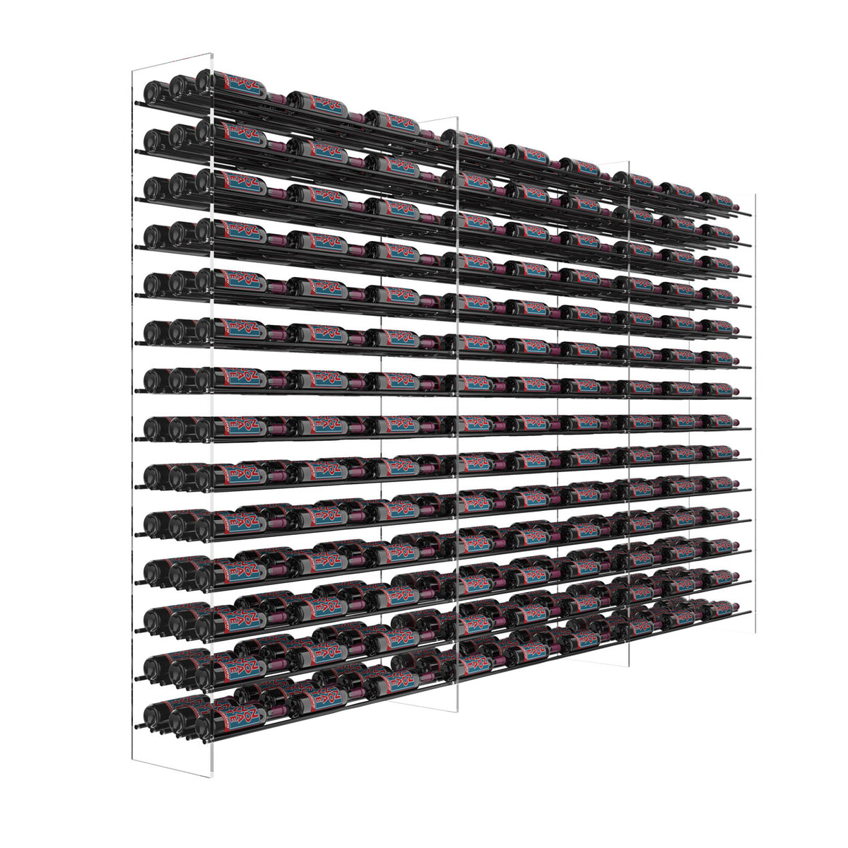 VintageView Evolution Wine Tower 72 3C (freestanding metal and acrylic wine rack)