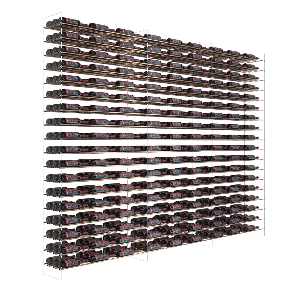 VintageView Evolution Wine Tower 92 3C (freestanding metal and acrylic wine rack)
