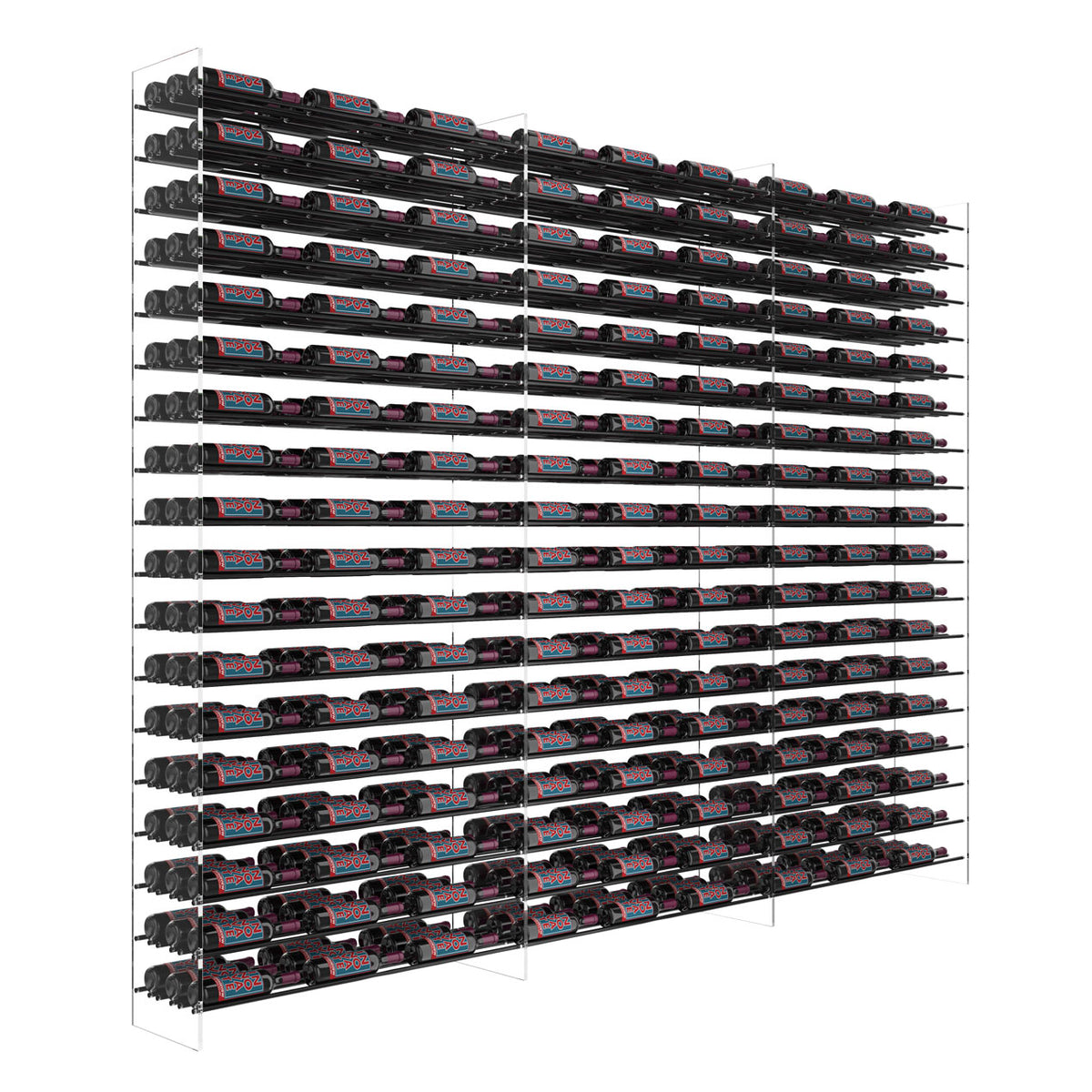 VintageView Evolution Wine Tower 92 3C (freestanding metal and acrylic wine rack)