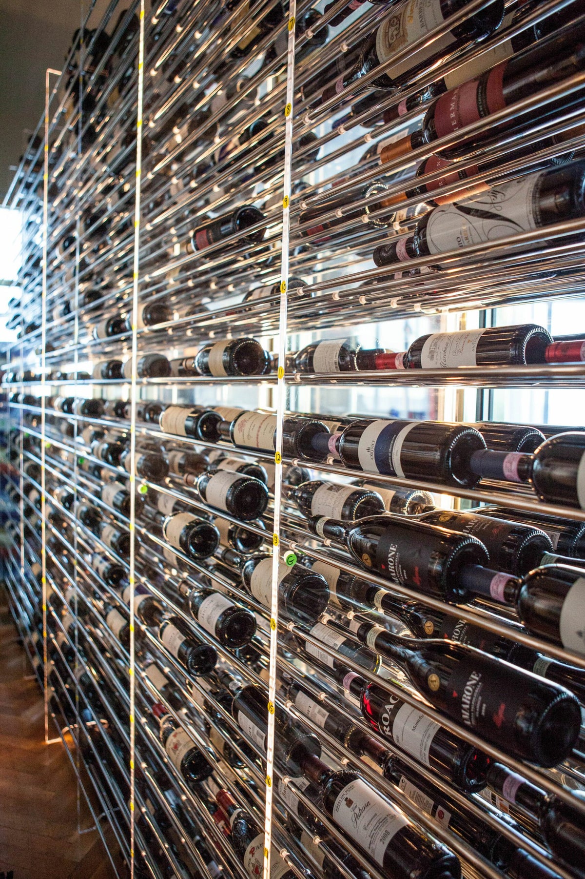 VintageView Evolution Wine Tower 92 3C (freestanding metal and acrylic wine rack)