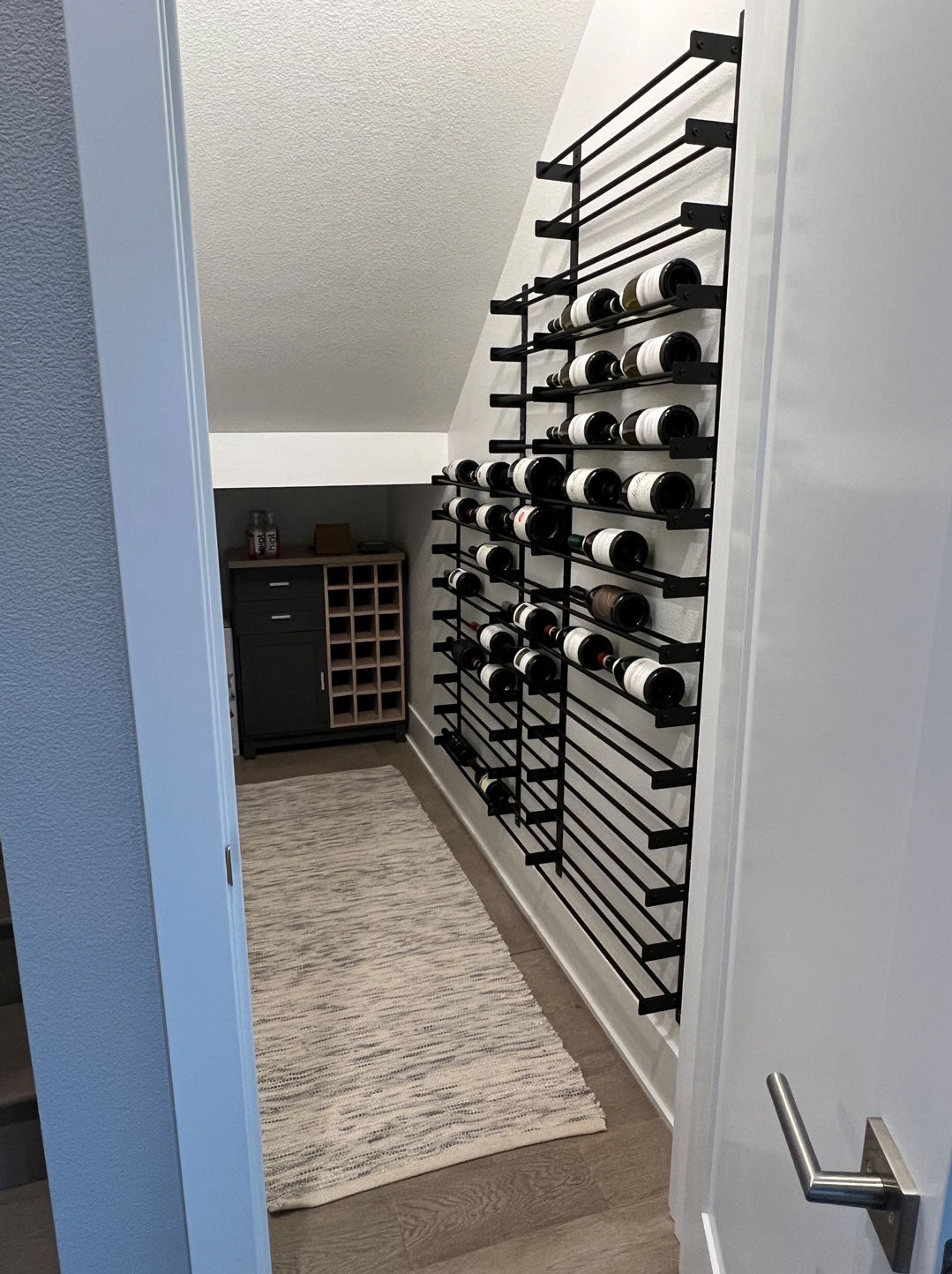 VintageView Evolution Wine Wall 15″ 3C Wall Mounted Wine Rack System (9 to 27 bottles)