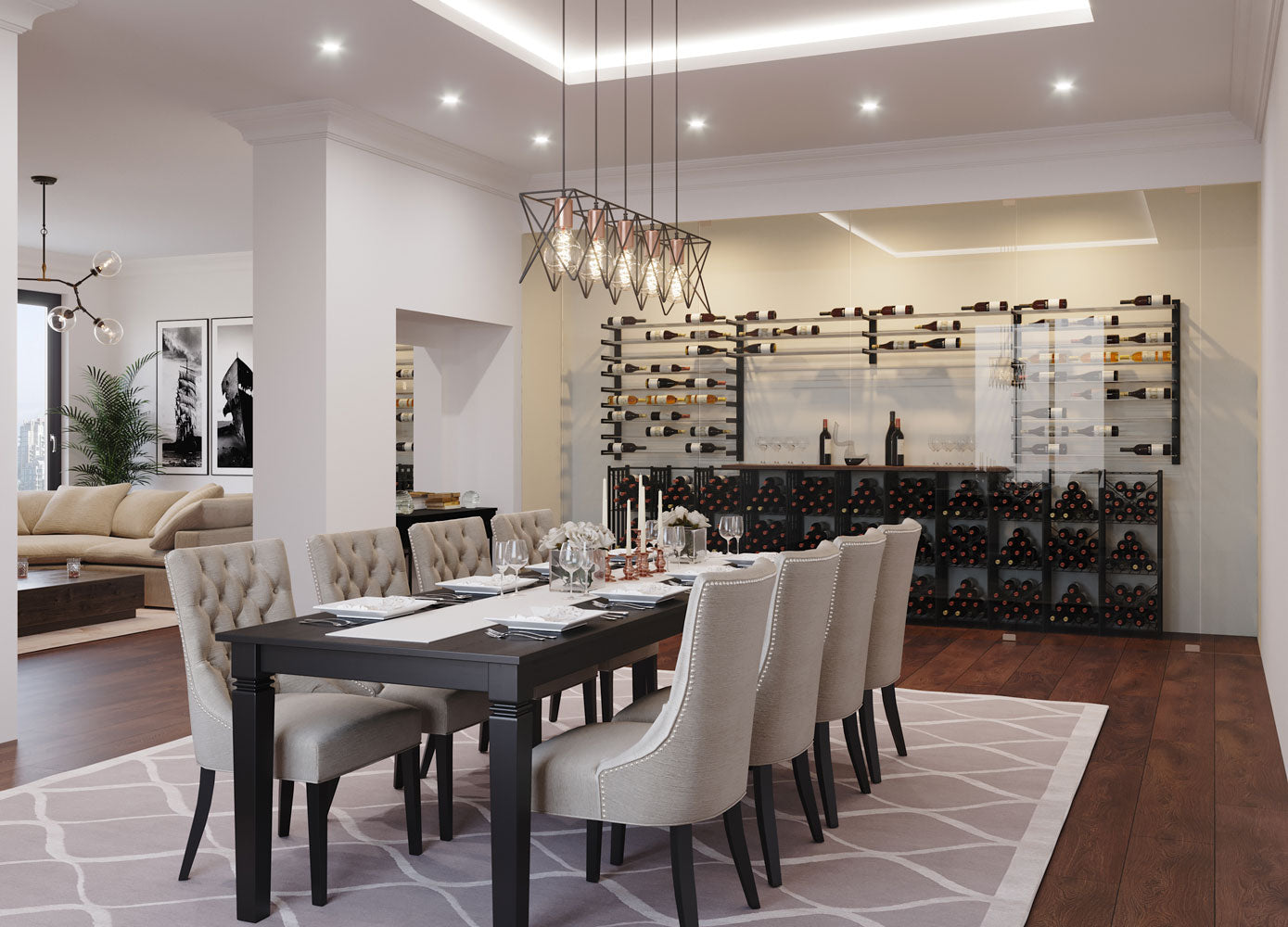 VintageView Evolution Wine Wall 15″ Extension Kit (9 to 27 bottles)