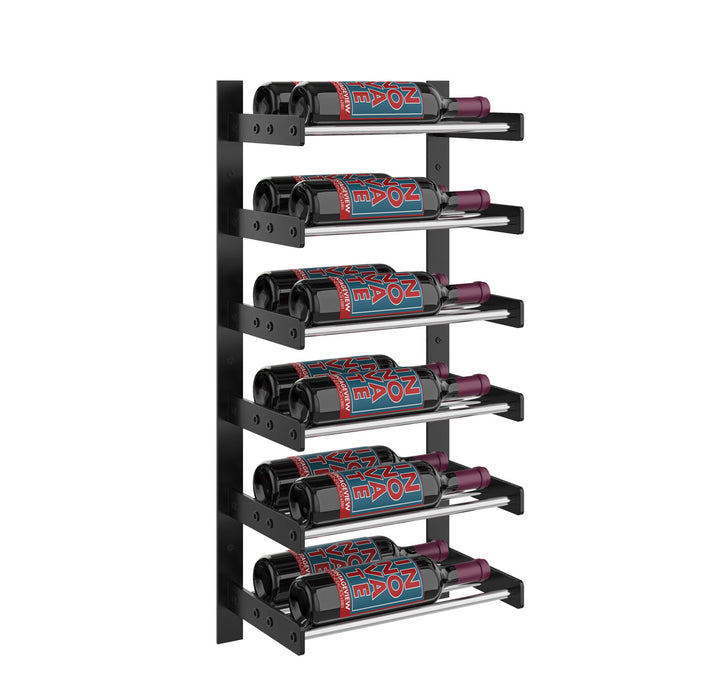 VintageView Evolution Wine Wall 30″ 1C Wall Mounted Wine Rack System (6 to 18 bottles)