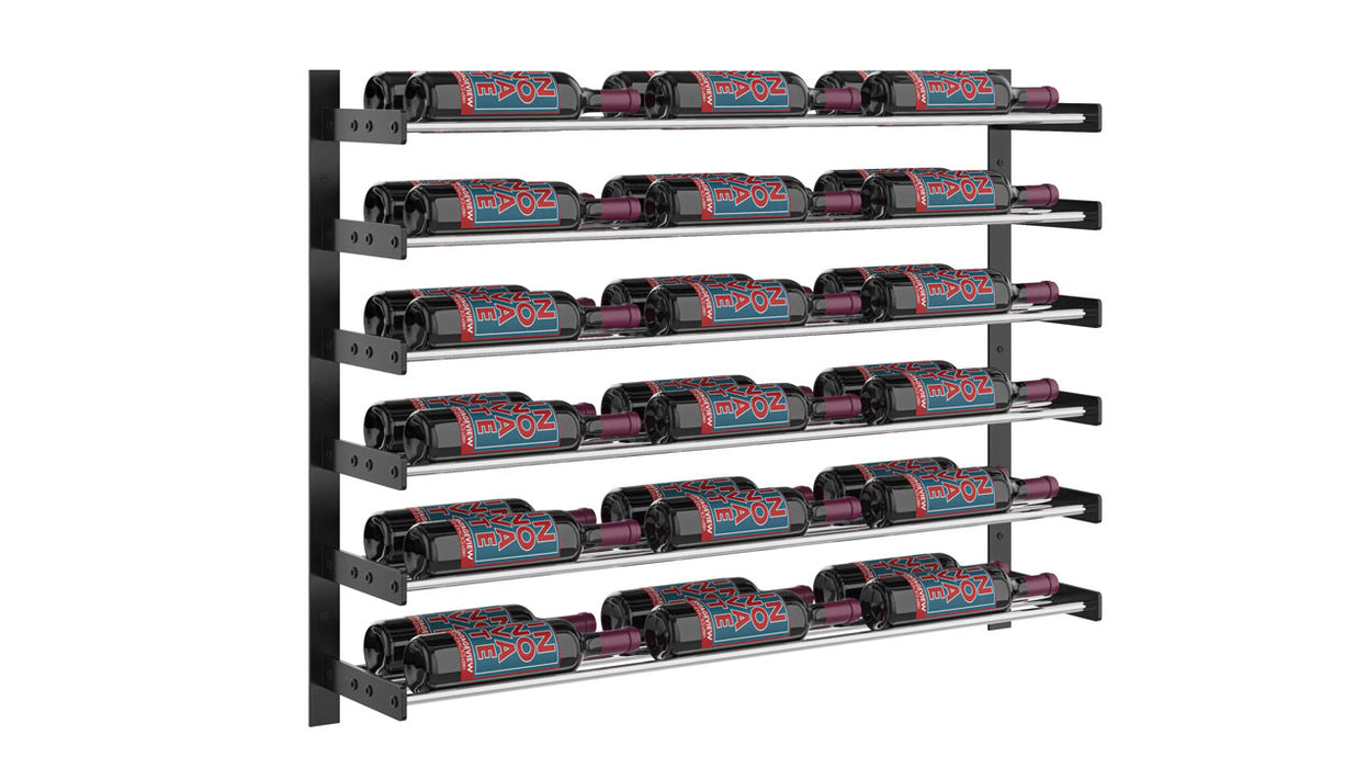 VintageView Evolution Wine Wall 30″ Wall Mounted Wine Rack System (18 to 54 bottles)
