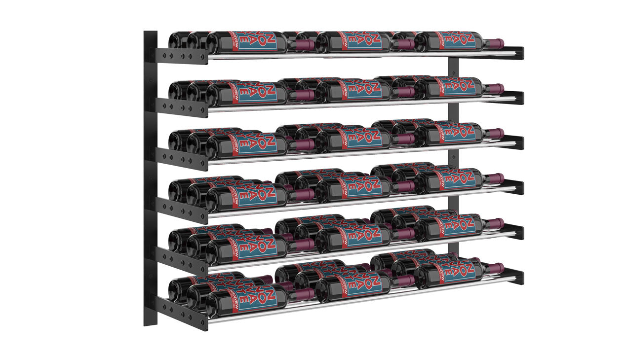 VintageView Evolution Wine Wall 30″ Wall Mounted Wine Rack System (18 to 54 bottles)