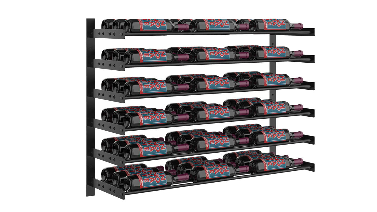 VintageView Evolution Wine Wall 30″ Wall Mounted Wine Rack System (18 to 54 bottles)