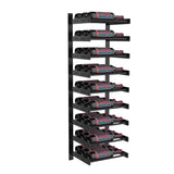 VintageView Evolution Wine Wall 45″ 1C Wall Mounted Wine Rack System (9 to 27 bottles)