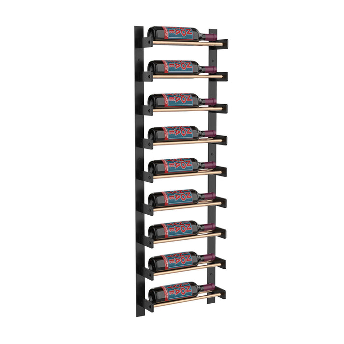 VintageView Evolution Wine Wall 45″ 1C Wall Mounted Wine Rack System (9 to 27 bottles)