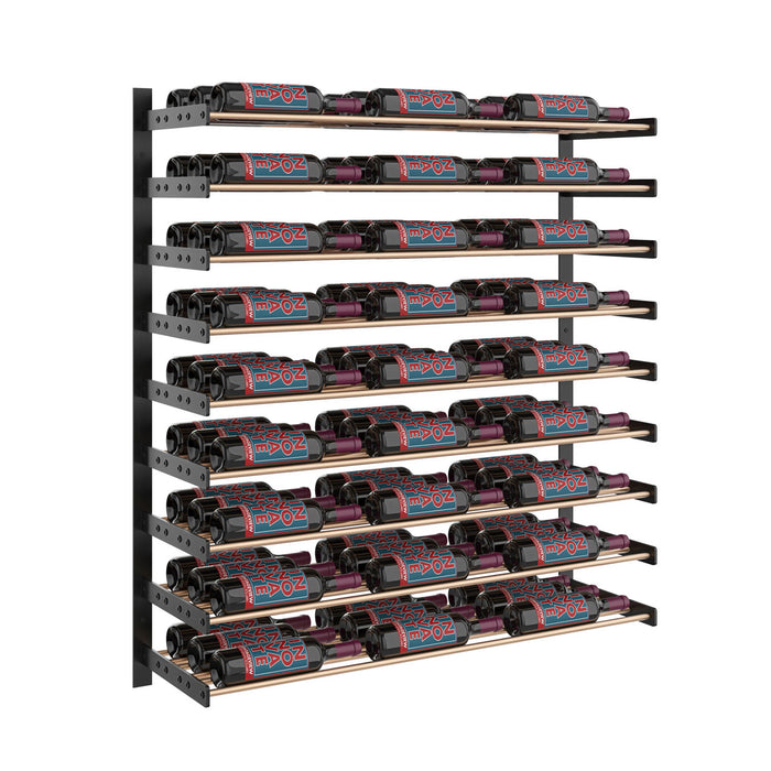 VintageView Evolution Wine Wall 45″ 3C Wall Mounted Wine Rack System (27 to 81 bottles)