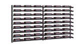 VintageView Evolution Wine Wall 45″ Wall Mounted Wine Rack Kit (54 to 162 bottles)