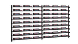 VintageView Evolution Wine Wall 45″ Wall Mounted Wine Rack Kit (54 to 162 bottles)