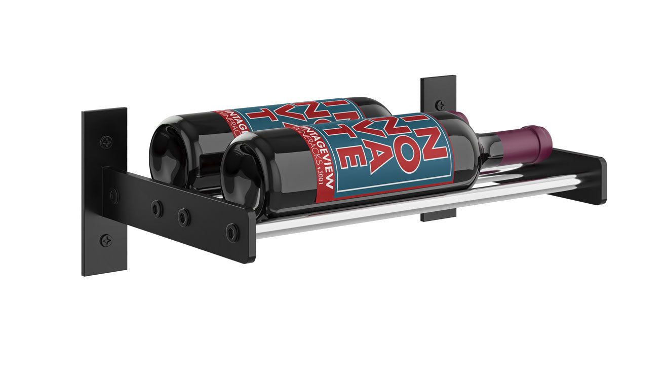 VintageView Evolution Wine Wall 5″ 1C Wall Mounted Wine Rack System (1 to 3 bottles)