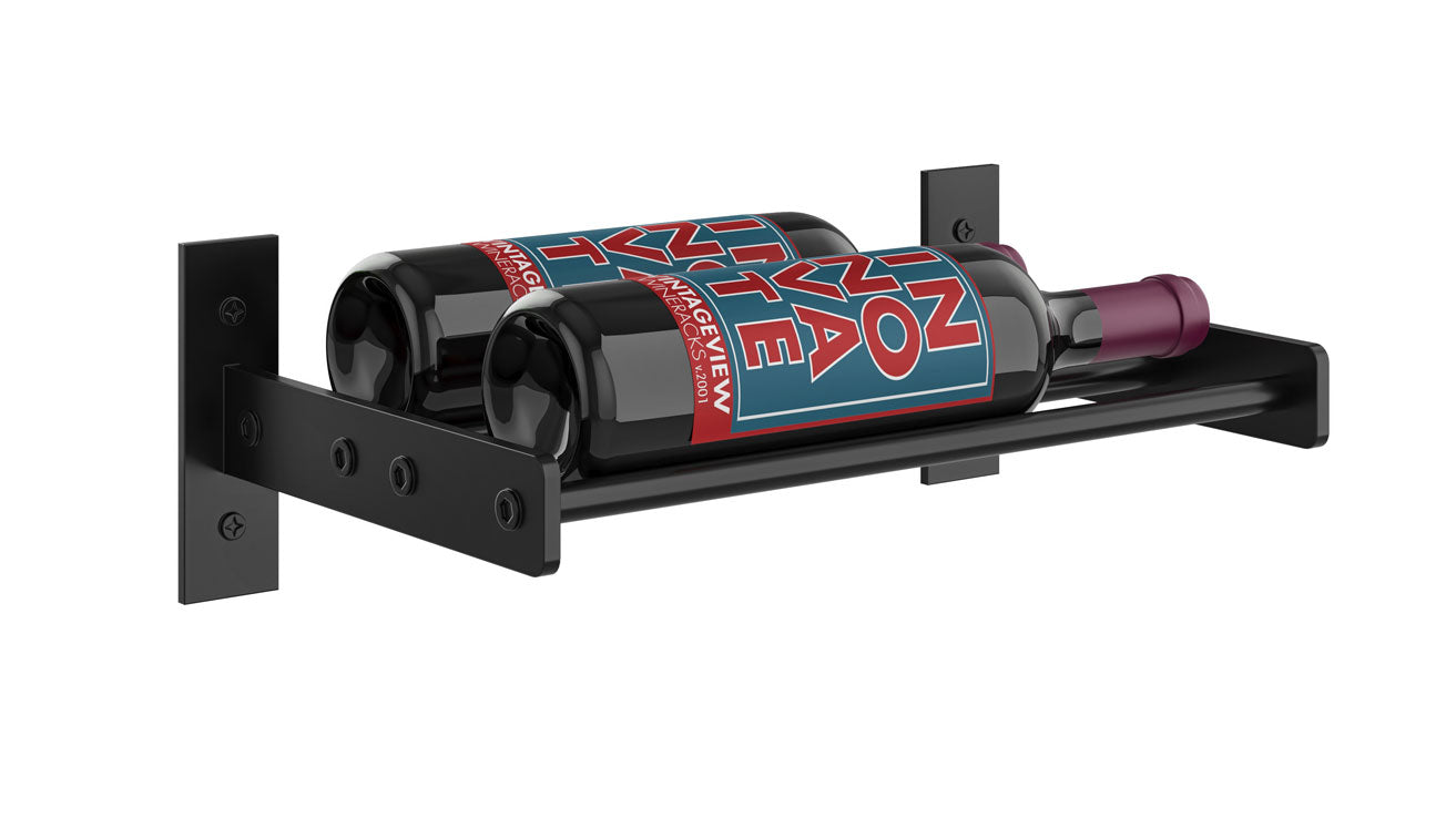 VintageView Evolution Wine Wall 5″ 1C Wall Mounted Wine Rack System (1 to 3 bottles)